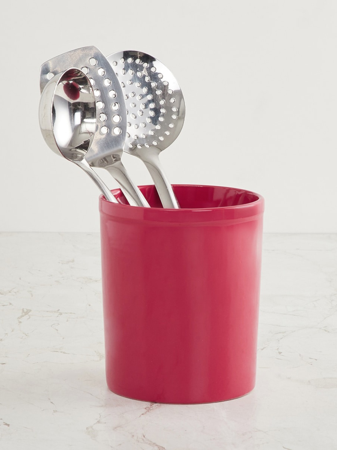 

Home Centre Red Solid Stoneware Serveware