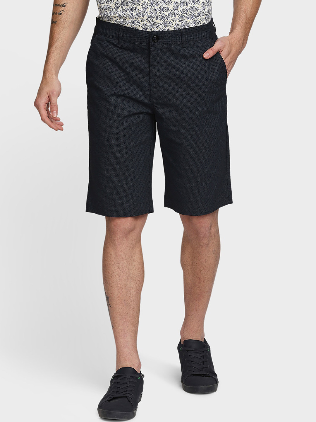 

ColorPlus Men Blue Shorts