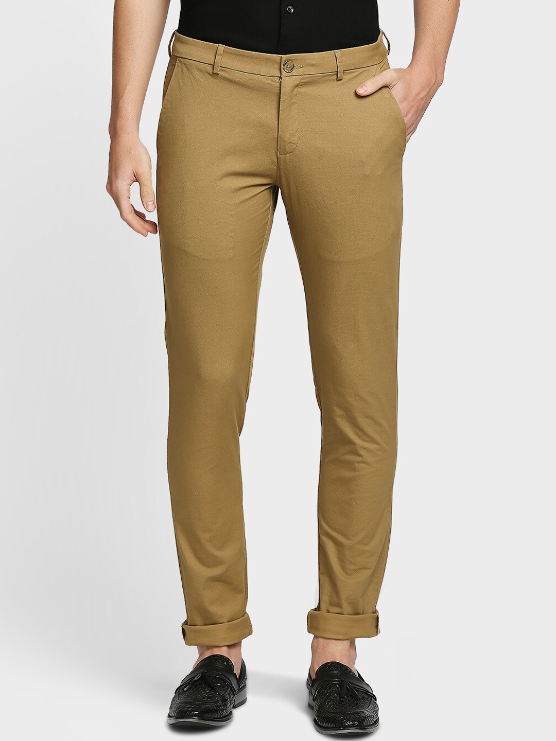 

ColorPlus Men Brown Trousers