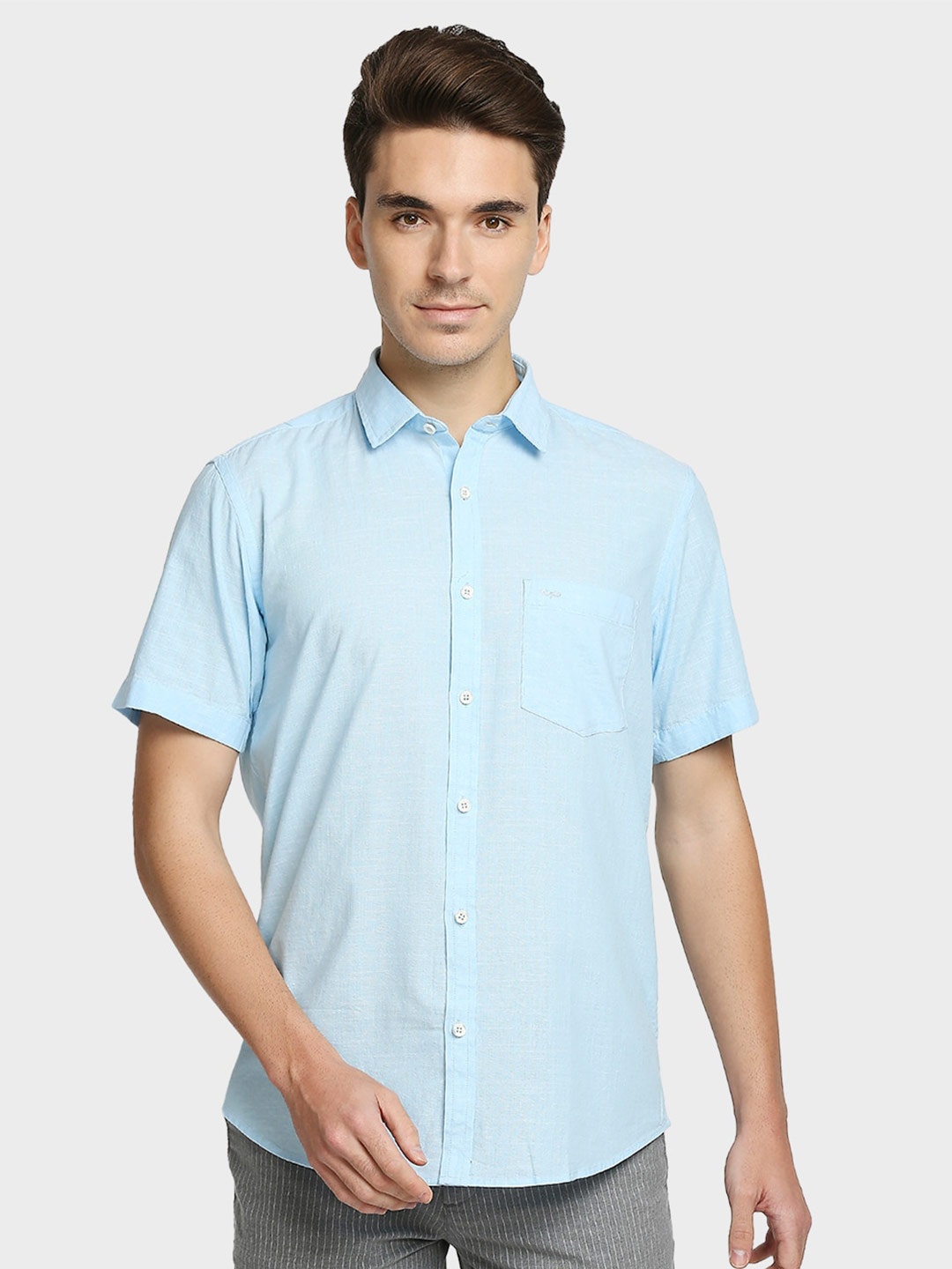 

ColorPlus Men Blue Casual Shirt