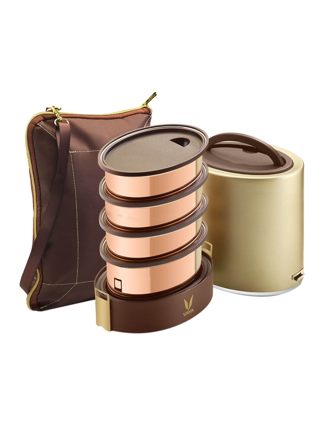 

Vaya Gold - Colored Tiffin with BM 1300ml