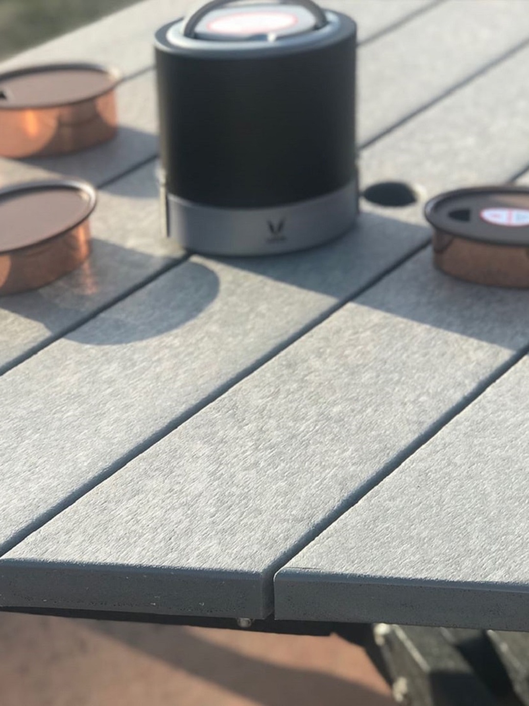 

Vaya Black Lunch Box with Bagmat & Three Copper Finished Containers 1000ml