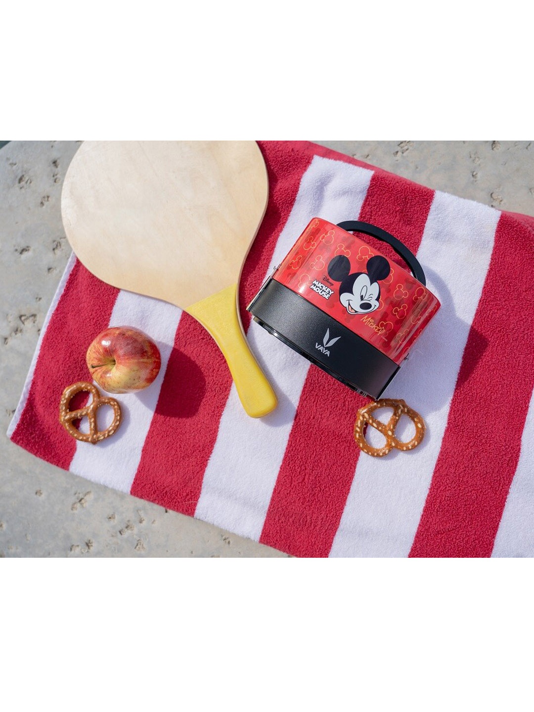 

Vaya Unisex Kids Red & Black Mickey Mouse Printed Lunch Box 600 ml