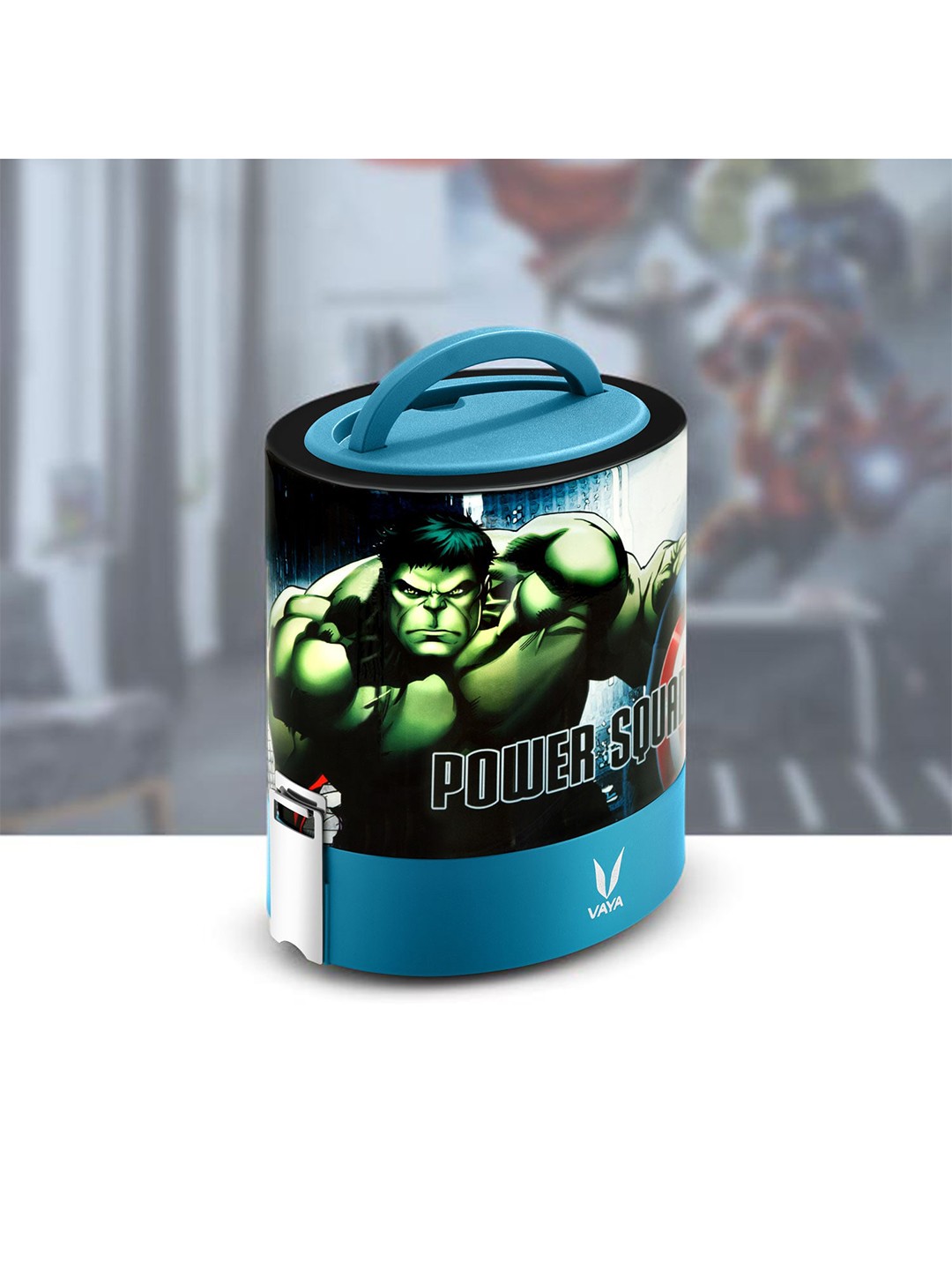 

Vaya Men Multi-Coloured Printed Stainless Steel Lunch Box