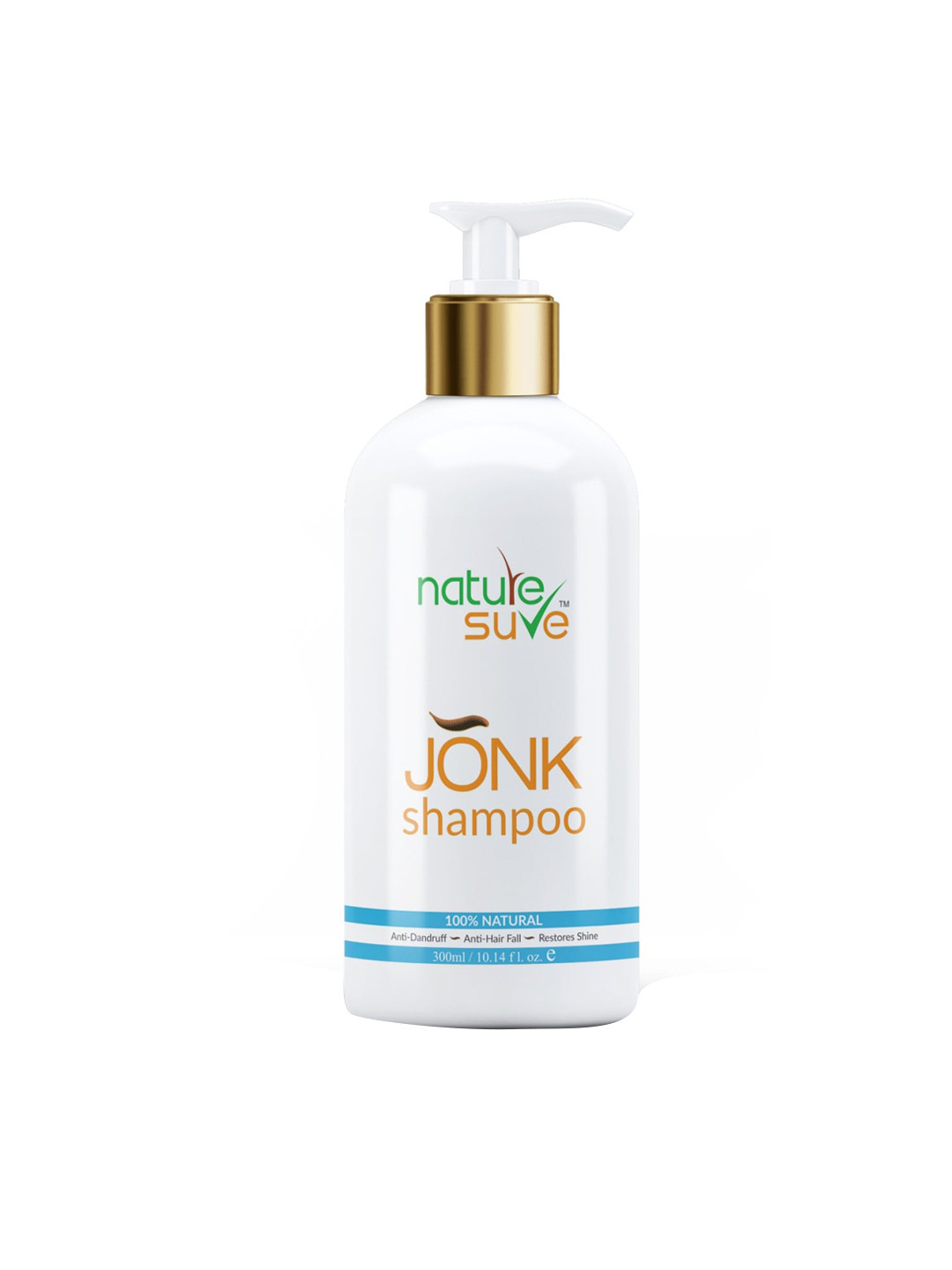 

Nature Sure Jonk Hair Cleanser Anti Dandruff Shampoo - 300 ml, Off white