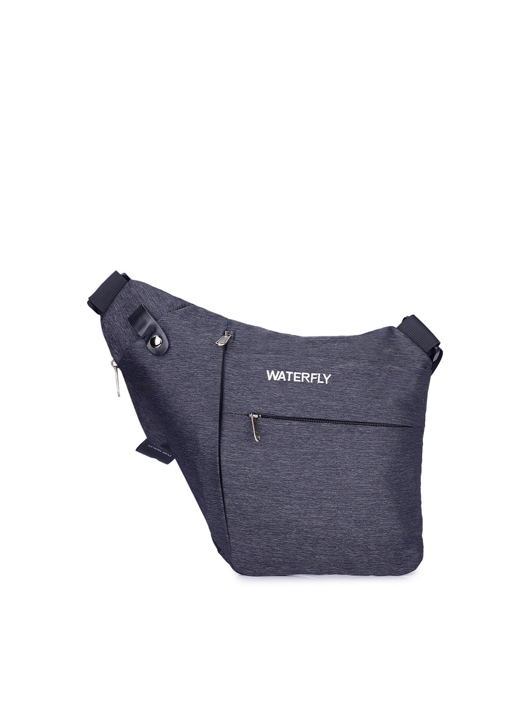 

WATERFLY Unisex Blue Sling Bag Backpack