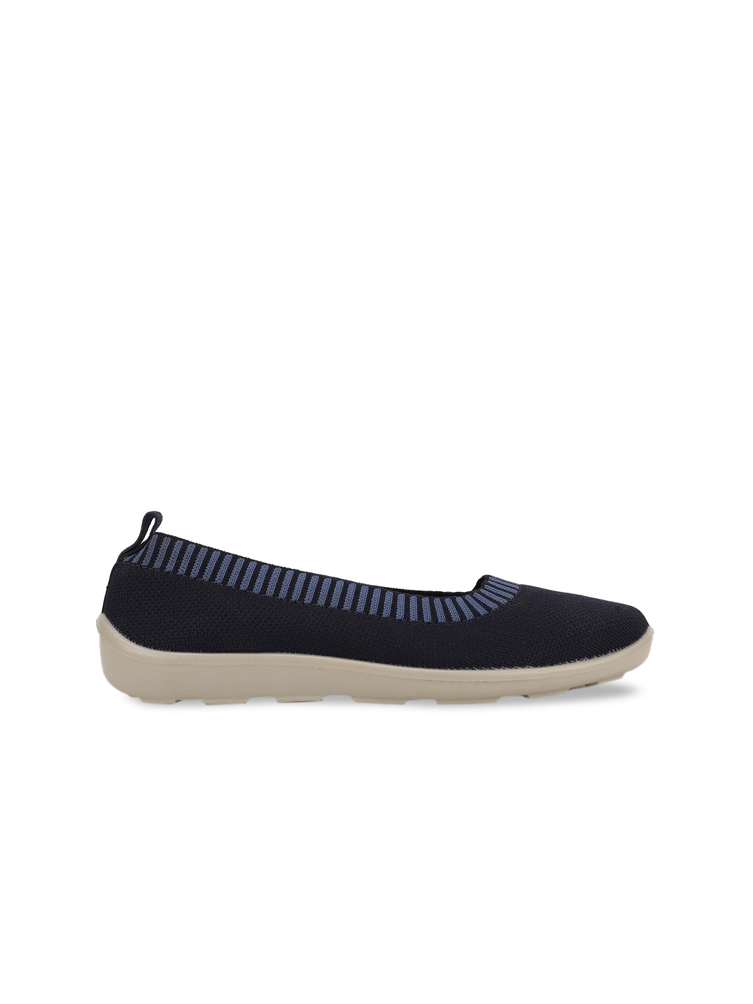 

Bata Women Navy Blue Woven Design Slip-On Sneakers