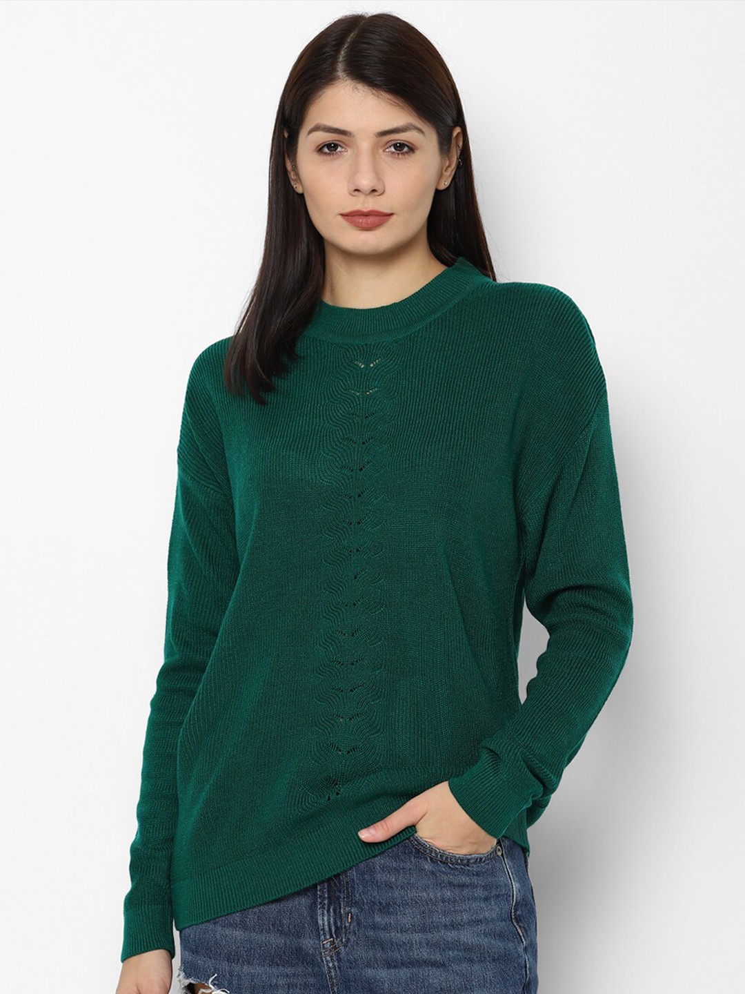 

Allen Solly Woman Women Green Pullover