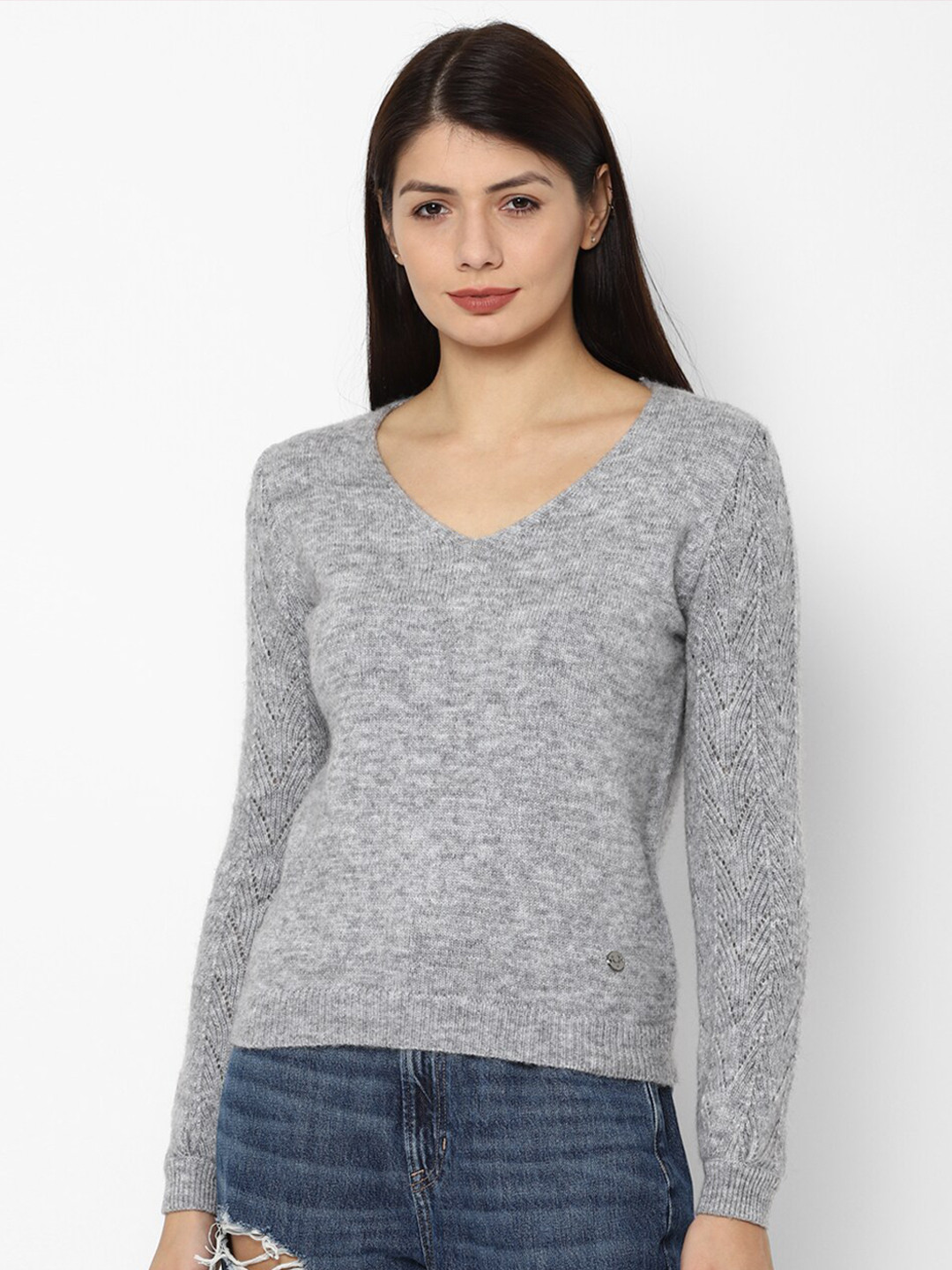 

Allen Solly Woman Women Grey Pullover