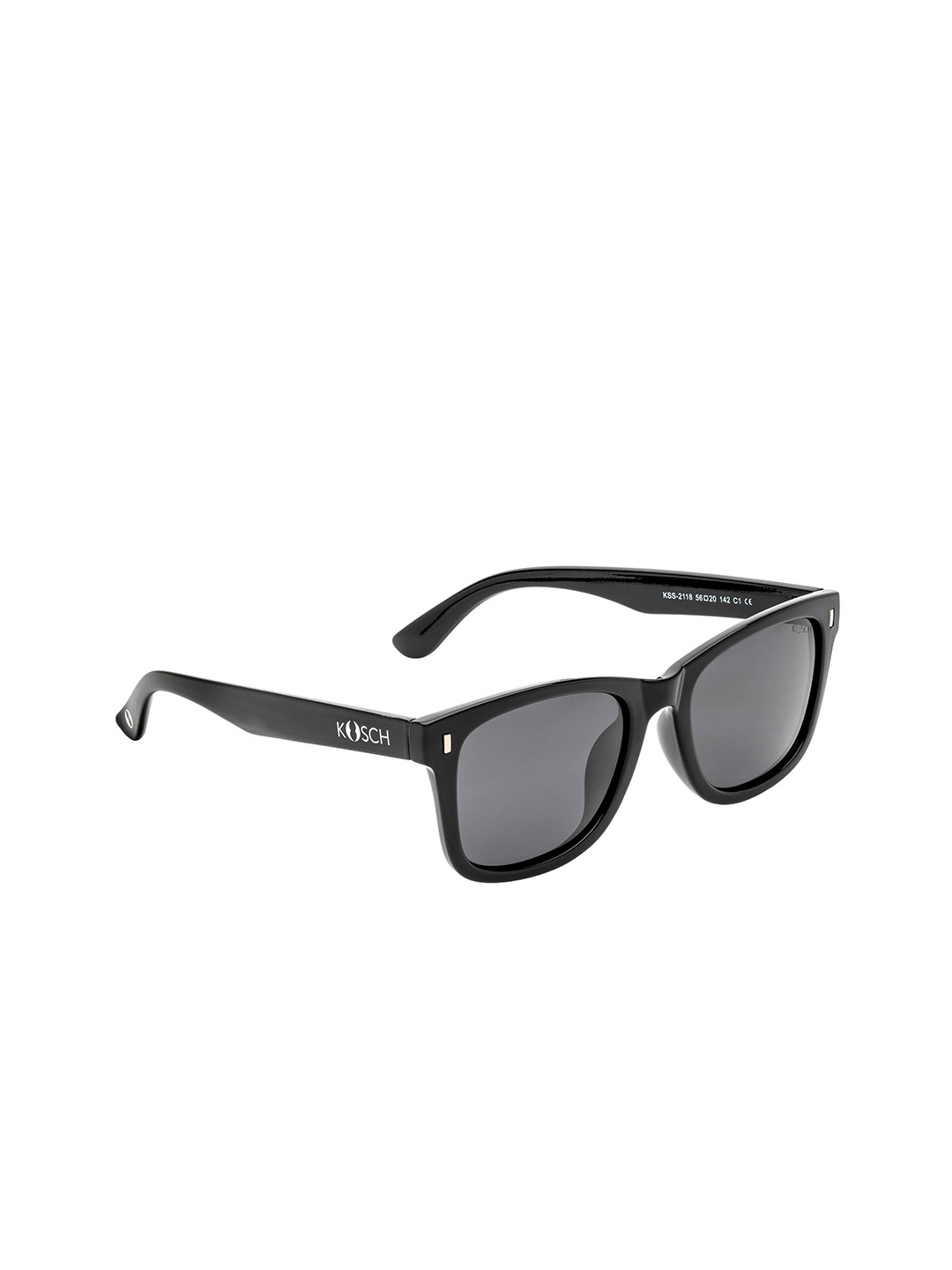 

KOSCH ELEMENTE Men Grey UV Protected Lens & Black Wayfarer Sunglasses KSS 2118