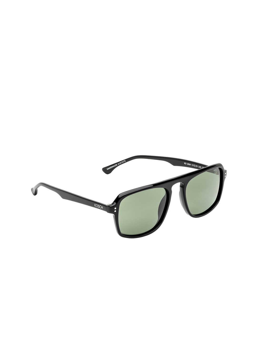 

KOSCH ELEMENTE Men Green UV Protected Lens & Black Square Sunglasses KO 1064