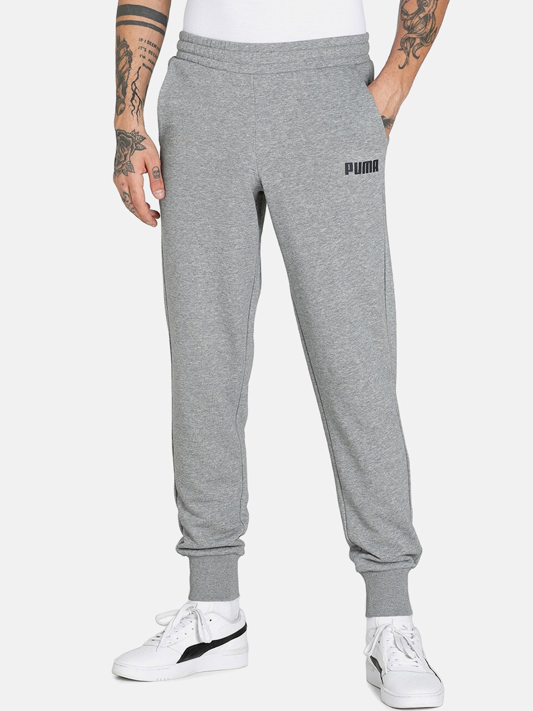 

Puma Mens Regular Fit Cotton Pant, Grey