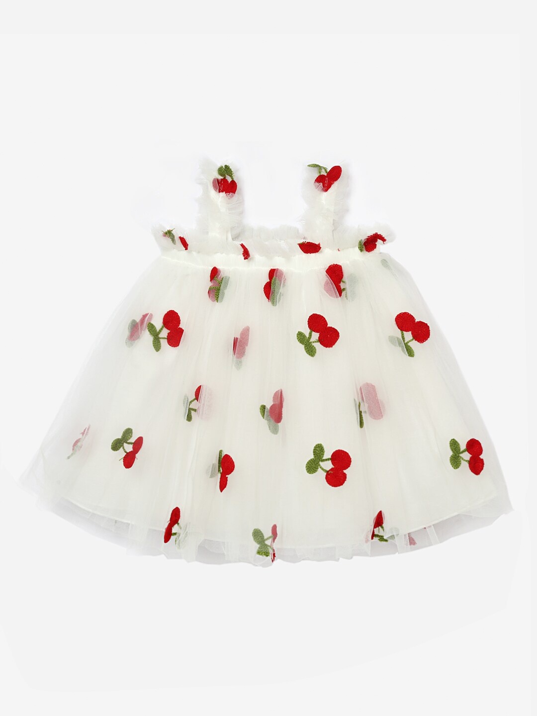 

Hopscotch White Floral Peplum Dress