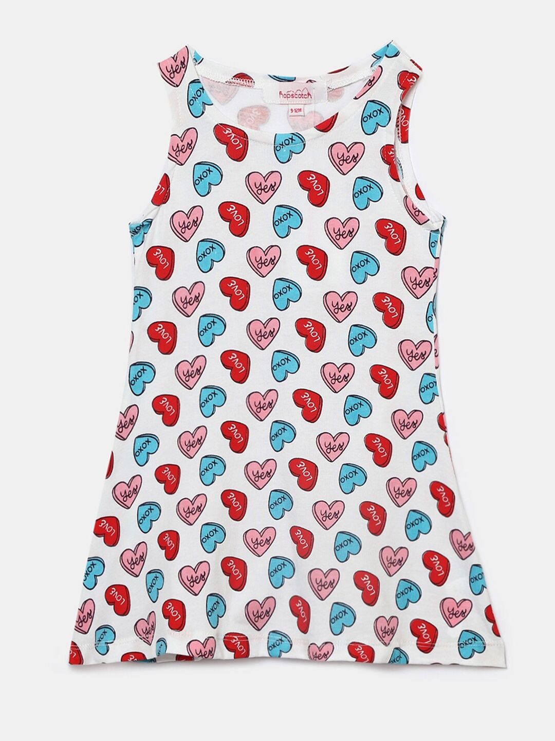 

Hopscotch White A-Line Dress