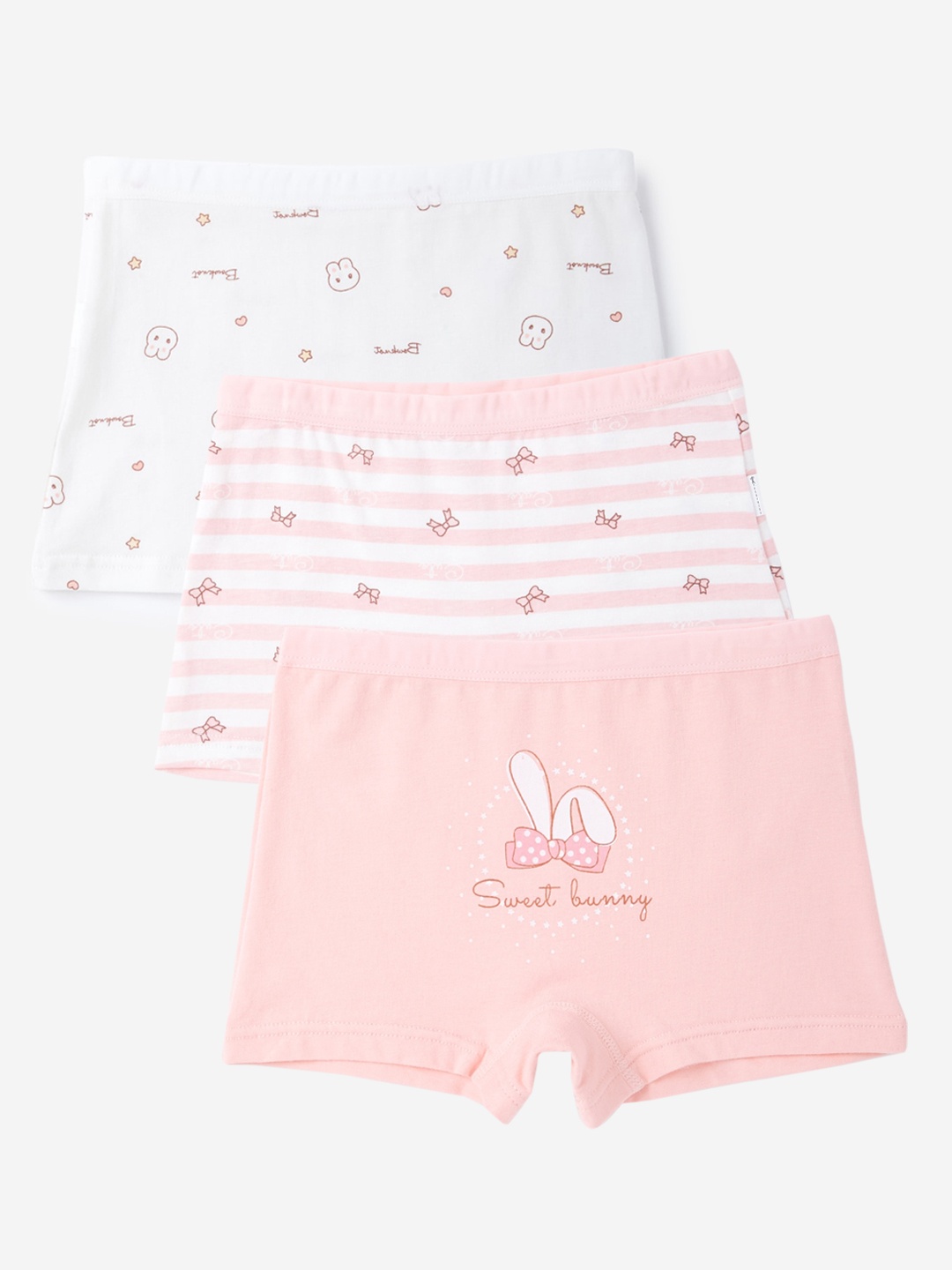 

Hopscotch Girls Pack Of 3 Assorted Boy-Short Briefs
