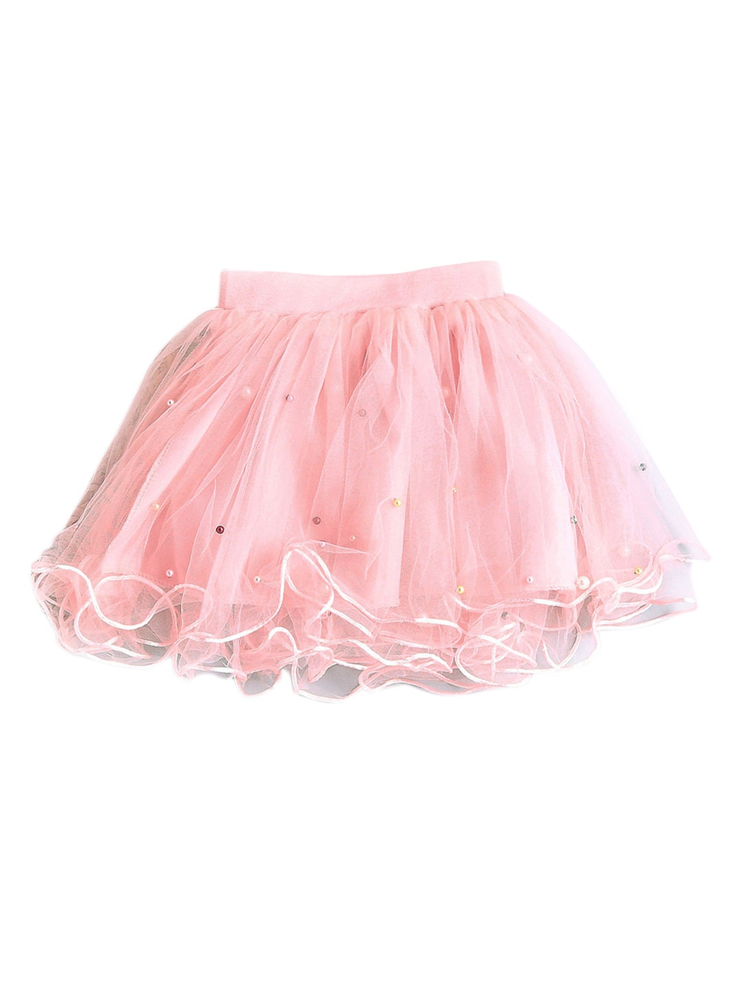 

Hopscotch Girls Pink Solid Straight Midi Skirt