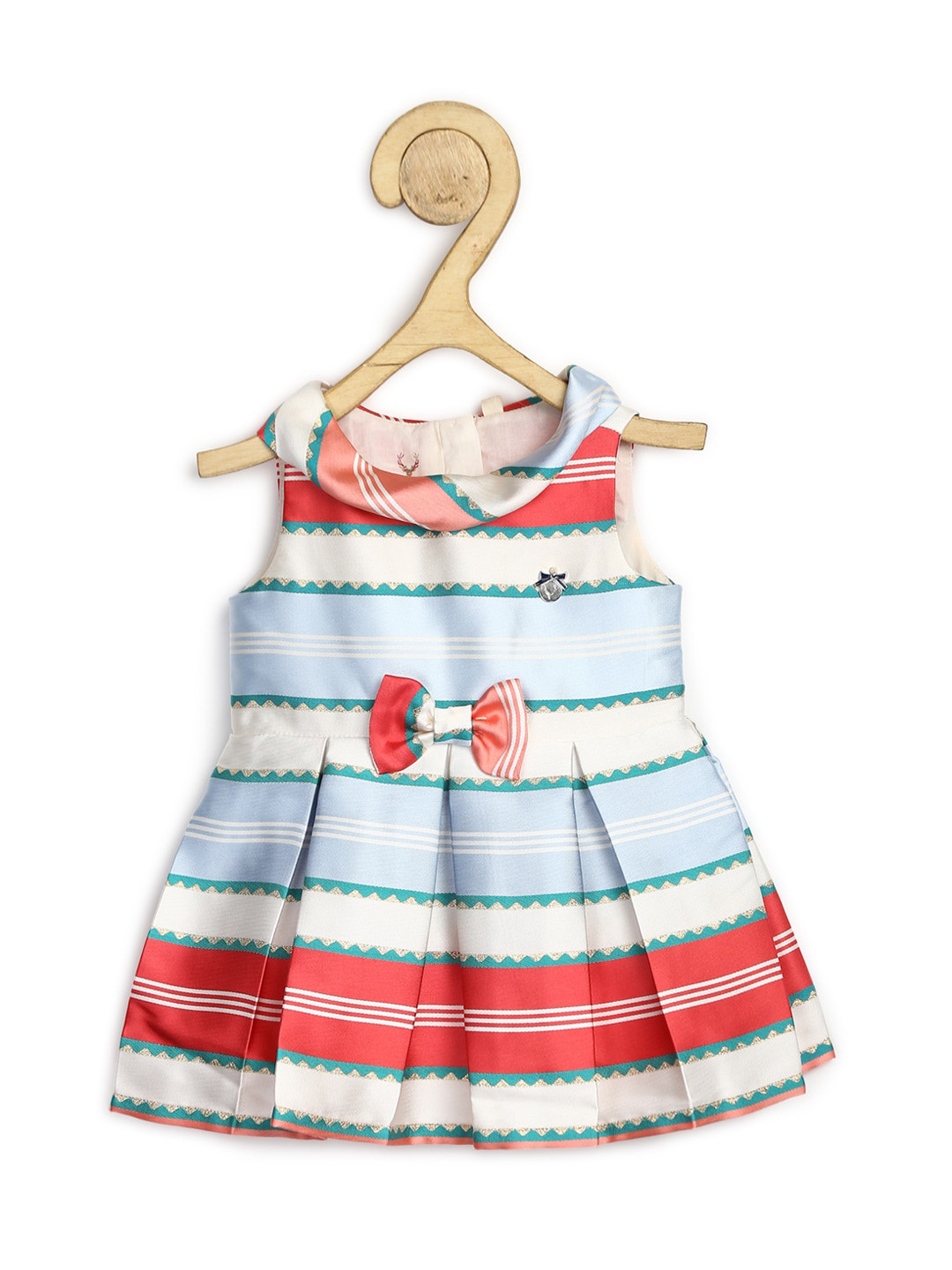 

Allen Solly Junior Blue Striped Dress