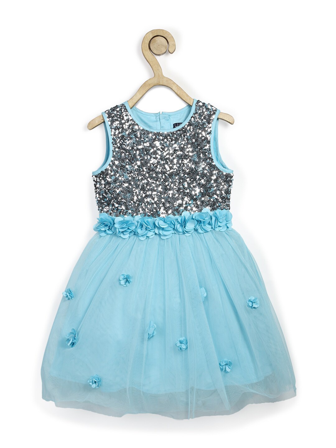 

Allen Solly Junior Blue Embellished Dress