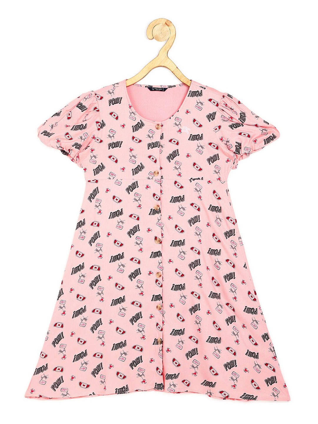 

Allen Solly Junior Pink A-Line Dress