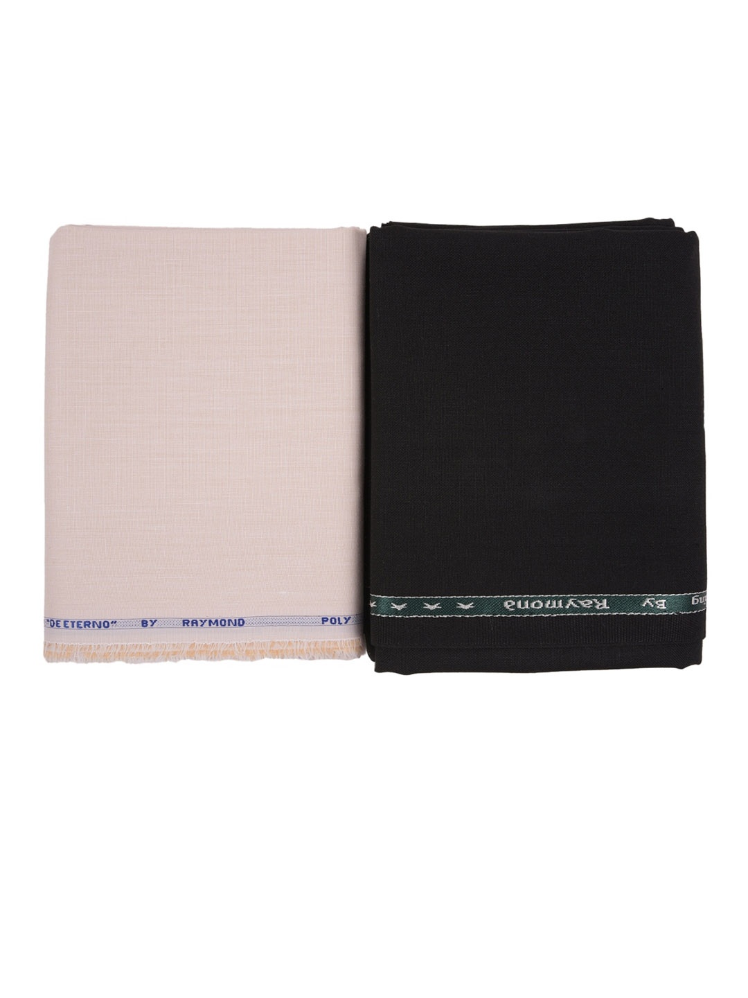 

Raymond Men Peach & Black Solid Shirt & Trouser Fabric Set