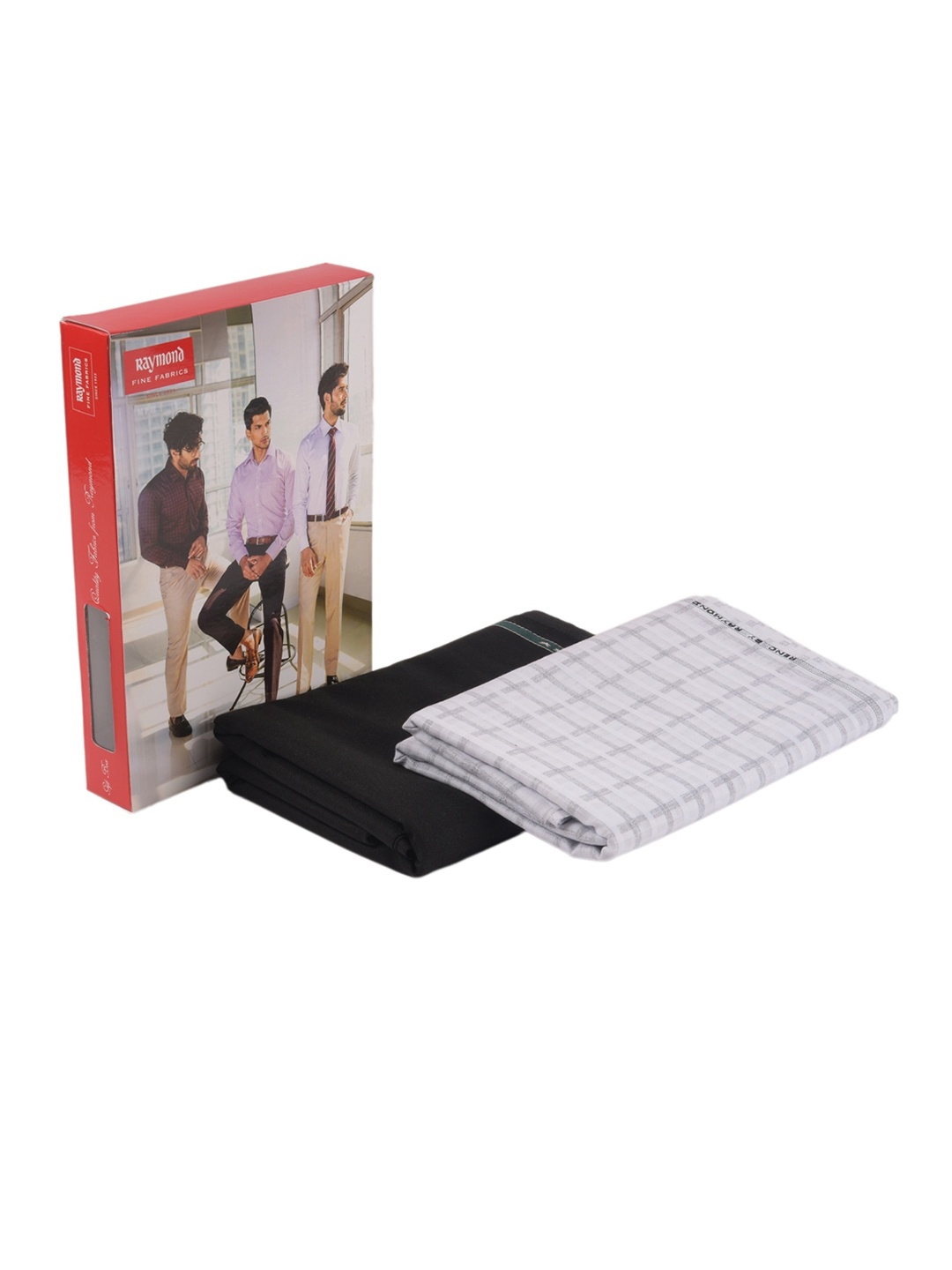 

Raymond Men Shirt & Trouser Fabric Set, White