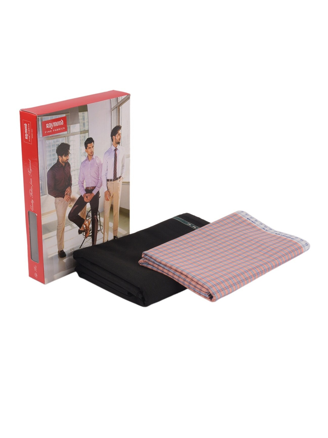 

Raymond Men Shirt & Trouser Fabric Set, Peach