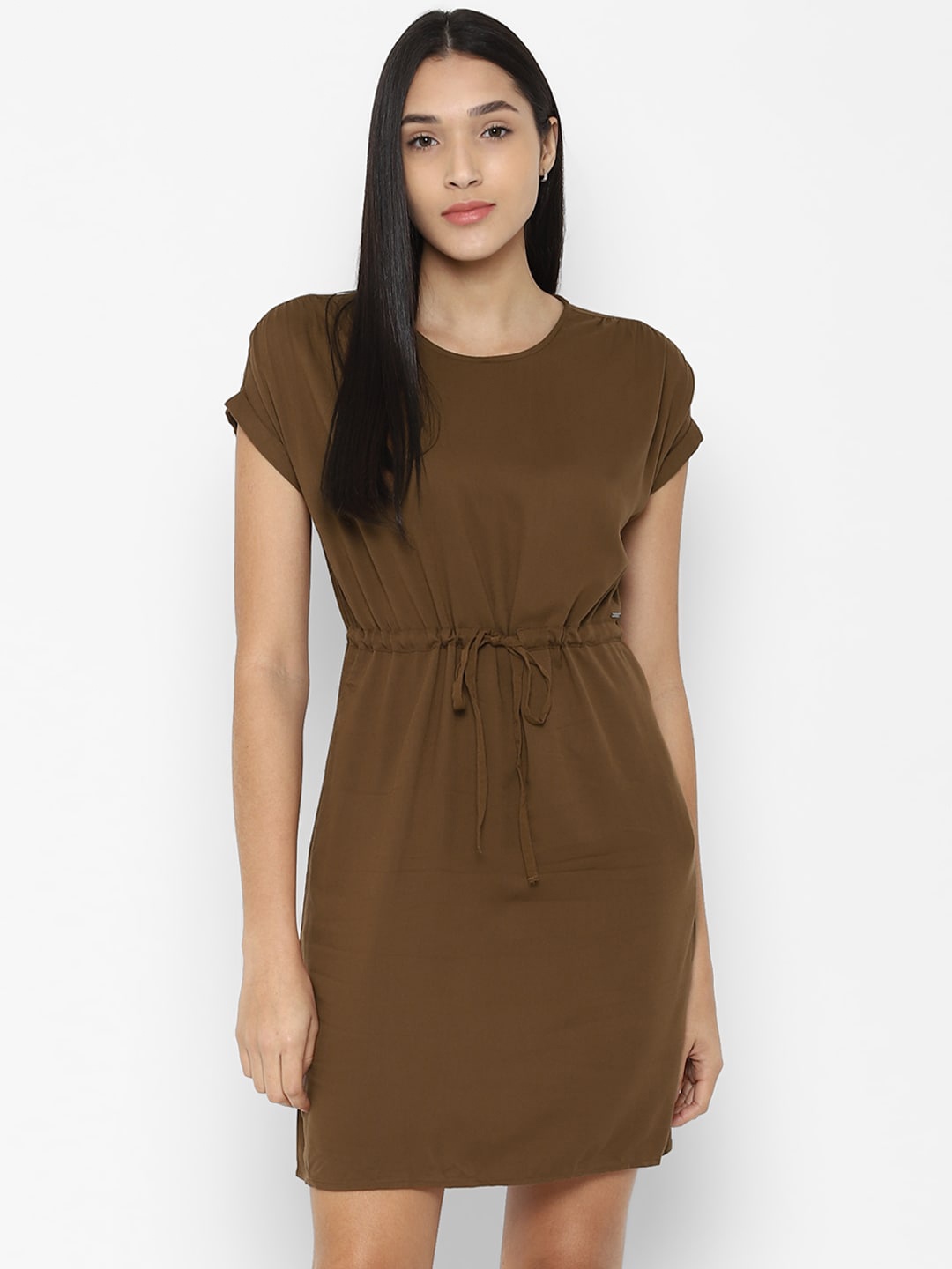 

Allen Solly Woman Brown A-Line Dress