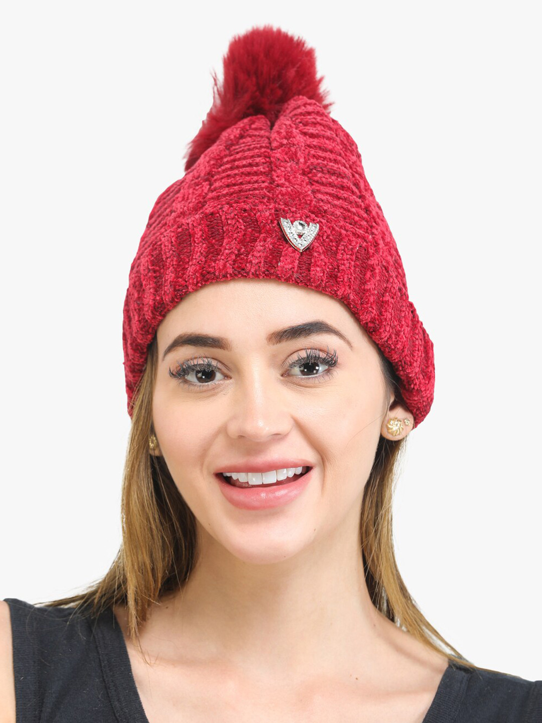 

ELLIS Women Red Beanie