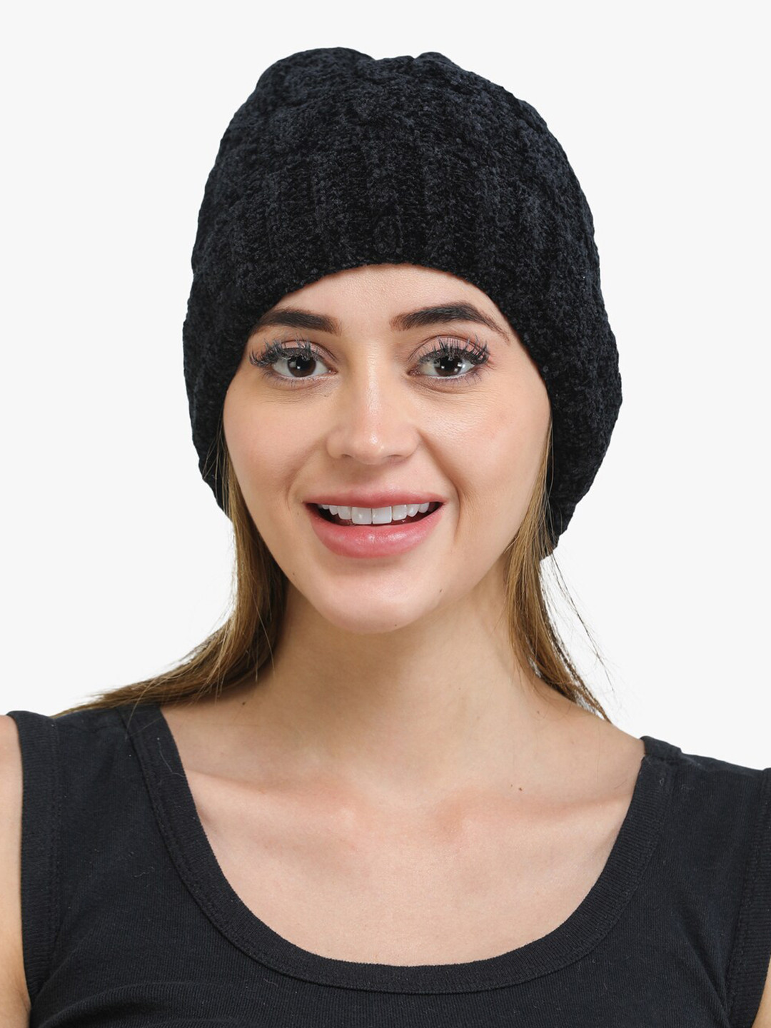 

ELLIS Women Black Beanie