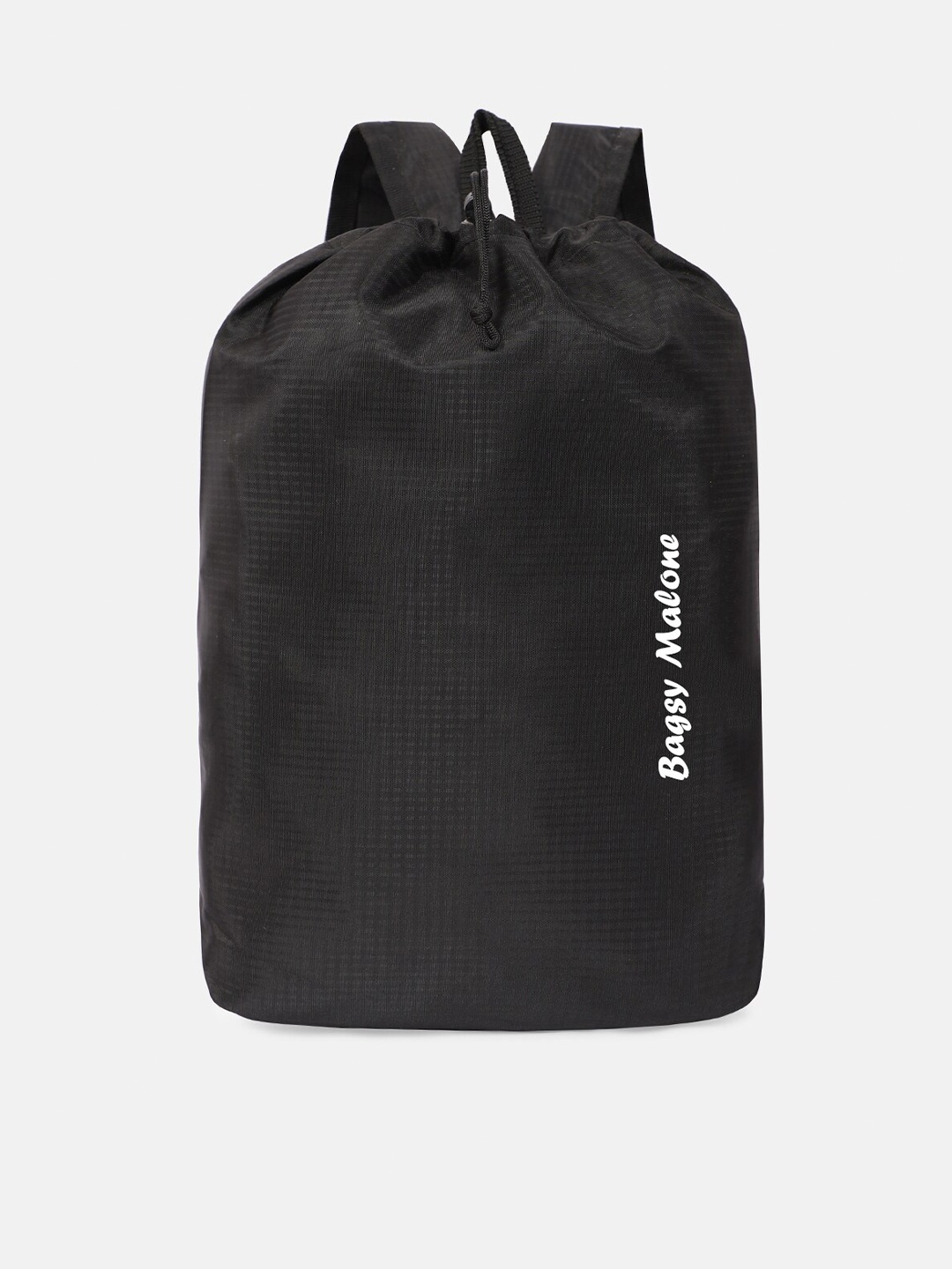 

Bagsy Malone Unisex Black Brand Logo Backpack