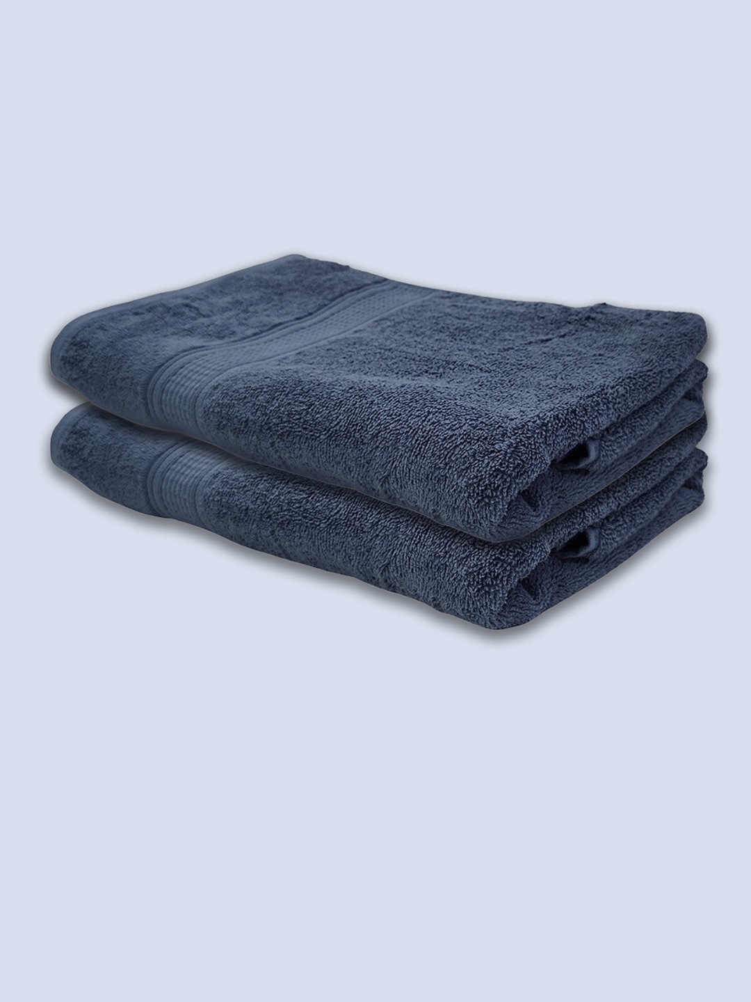 

Livpure Smart Indigo Blue Solid 500 GSM Bath Towel