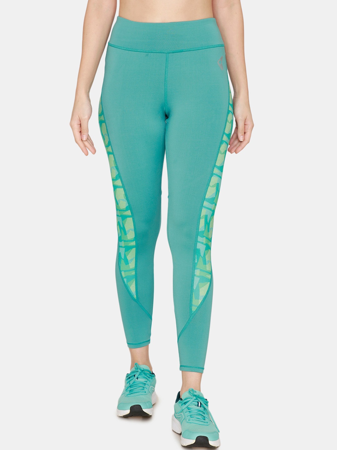 

Zelocity by Zivame Women Blue Solid Tights