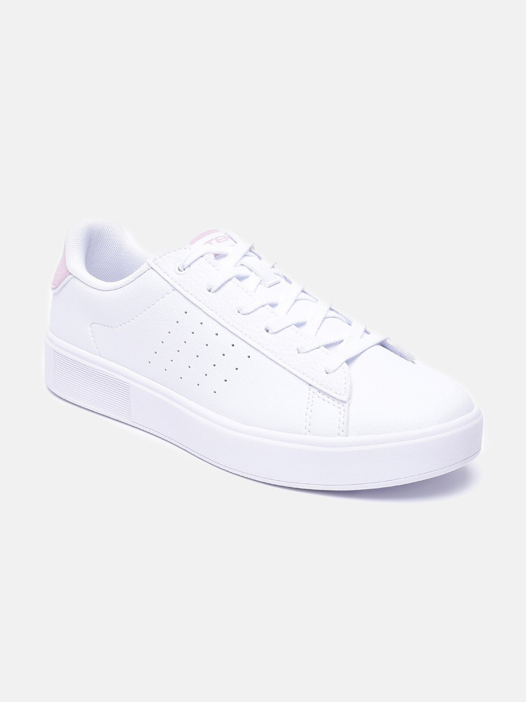 

Xtep Women White Skateboarding Non-Marking Shoes