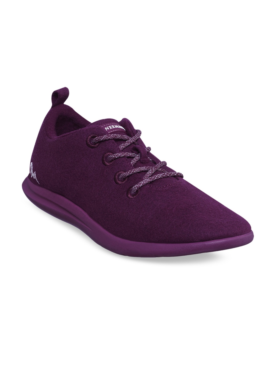 

NEEMANS Unisex Purple Woven Design Sneakers