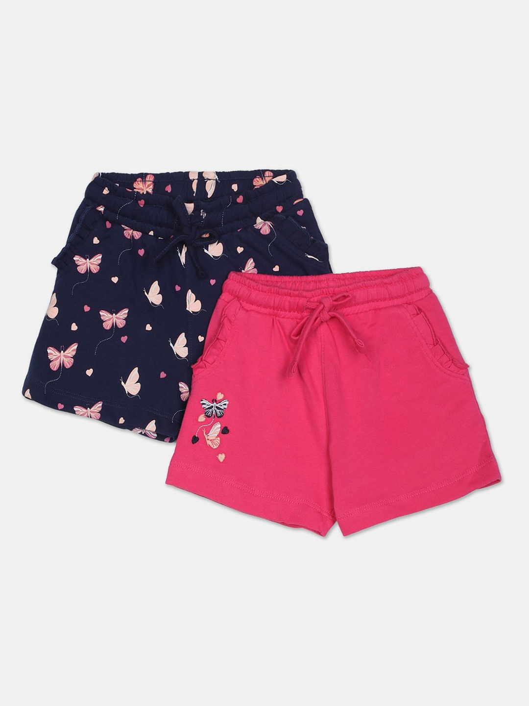 

Cherokee Set of 2 Girls Assorted Conversational Printed Shorts