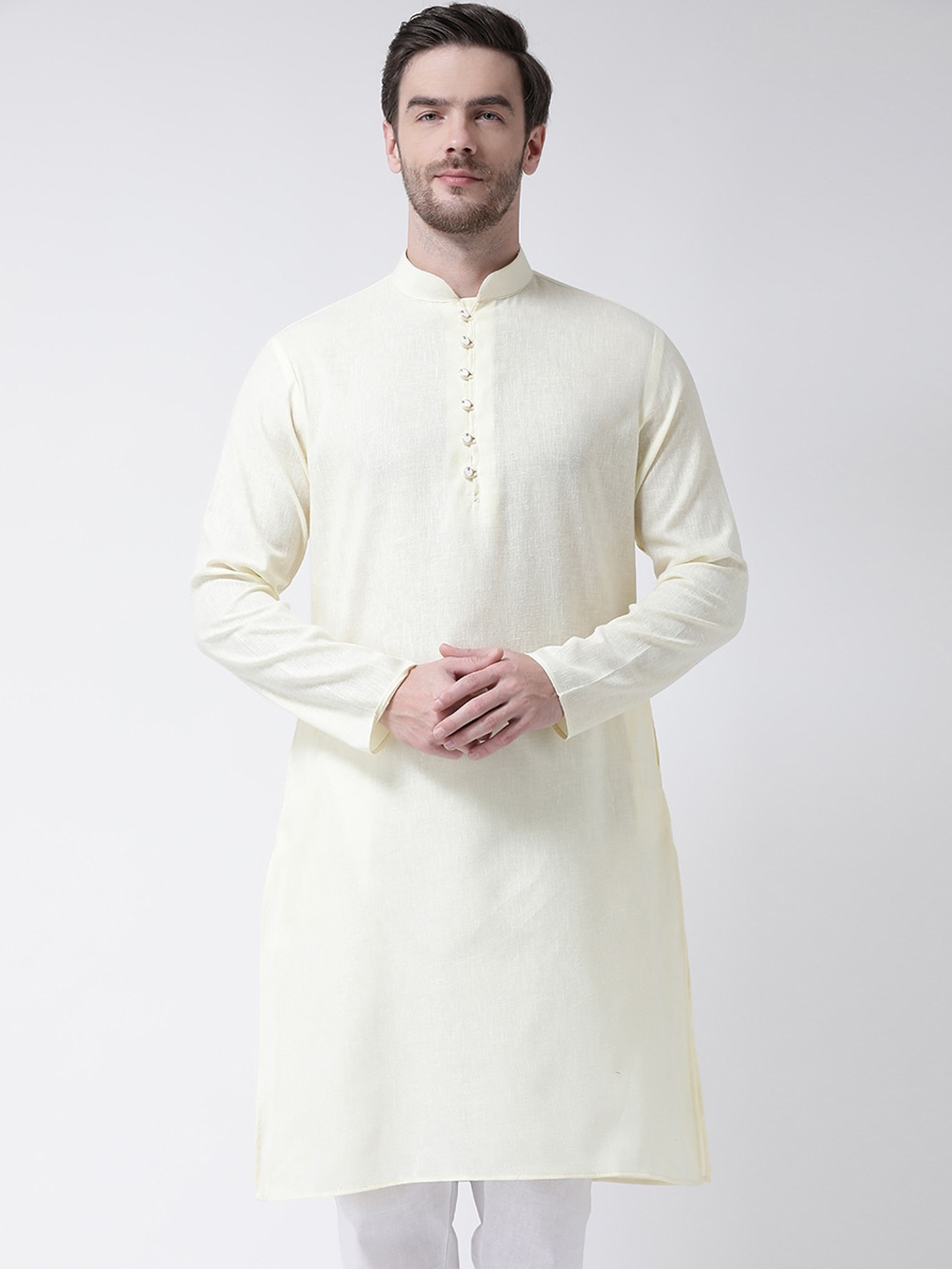 

SG LEMAN Men Gold-Toned Thread Work Kurta