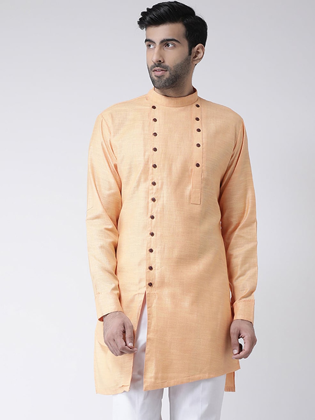 

SG LEMAN Men Gold-Toned Thread Work Kurta