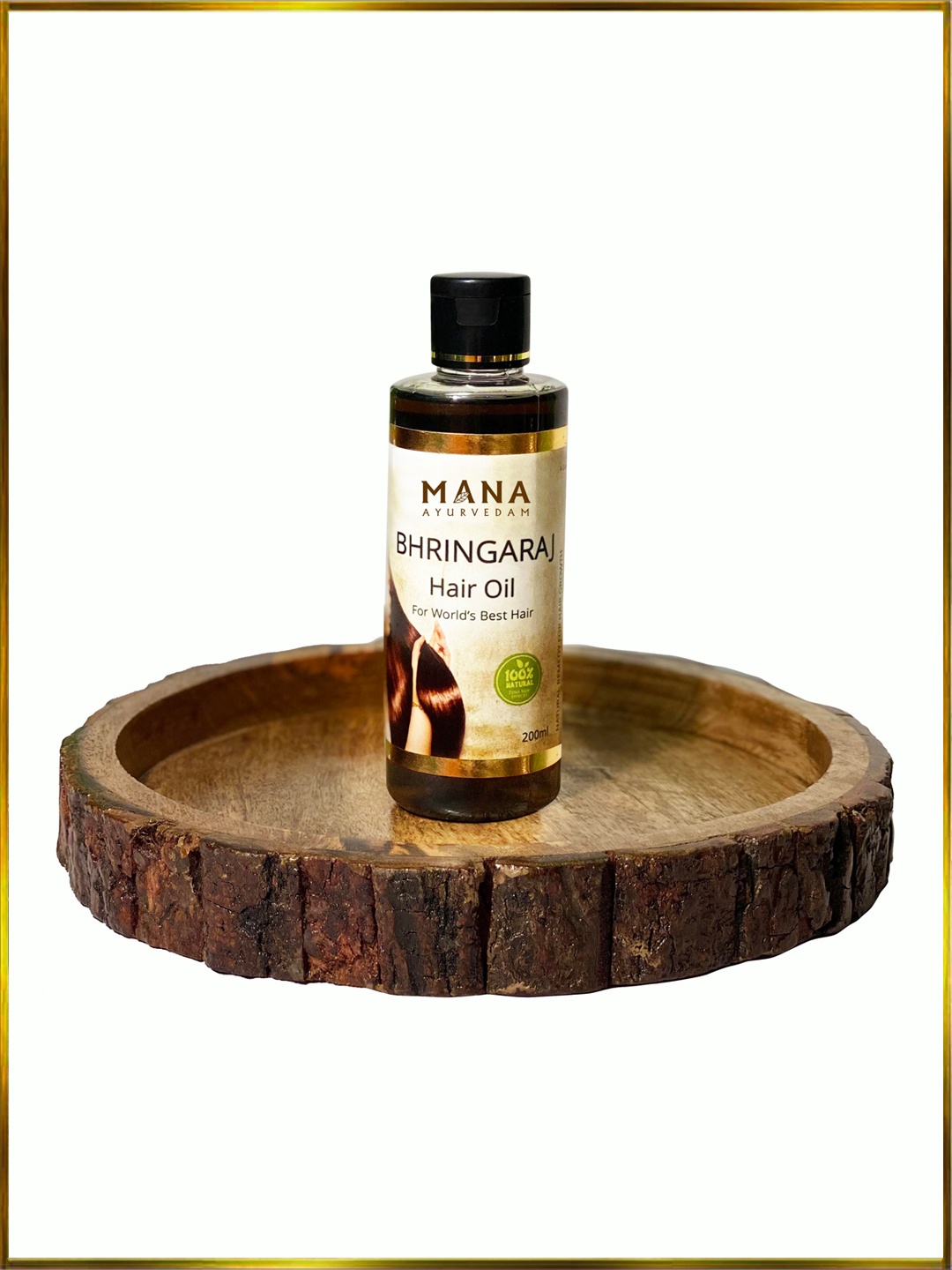 

MANA Bhringaraj Hair Oil 200 ml, Brown