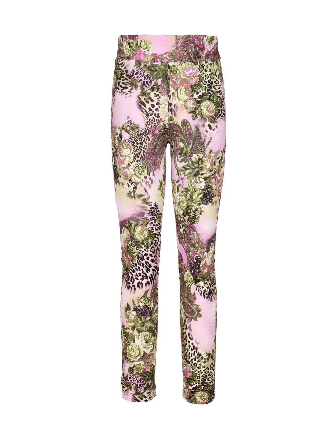 

CUTECUMBER Girls Purple Floral Print Leggings