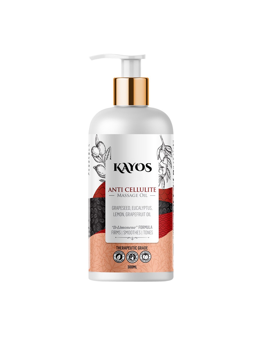 

Kayos Anti Cellulite Massage Oil, Transparent
