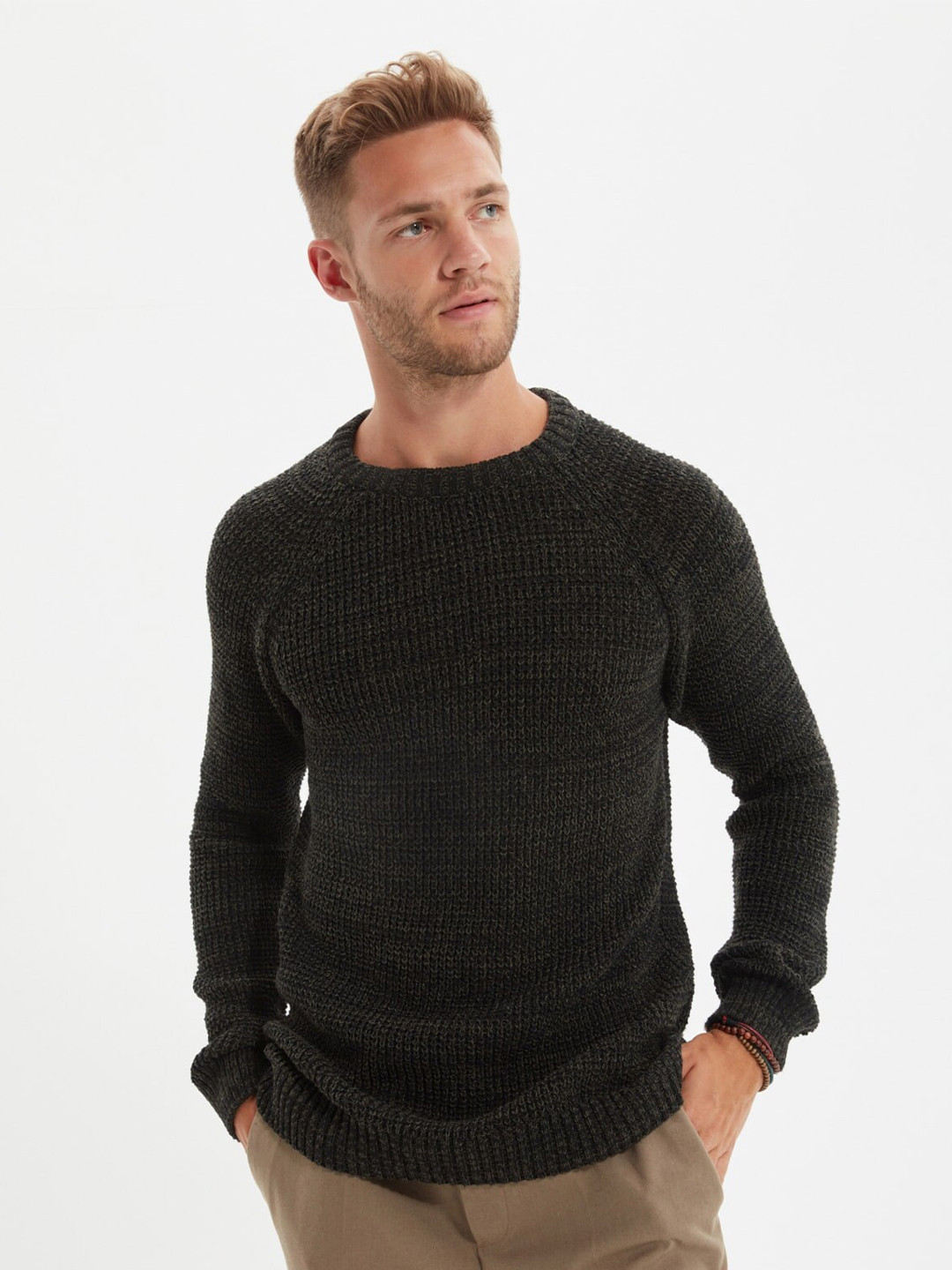 

Trendyol Men Khaki Pullover