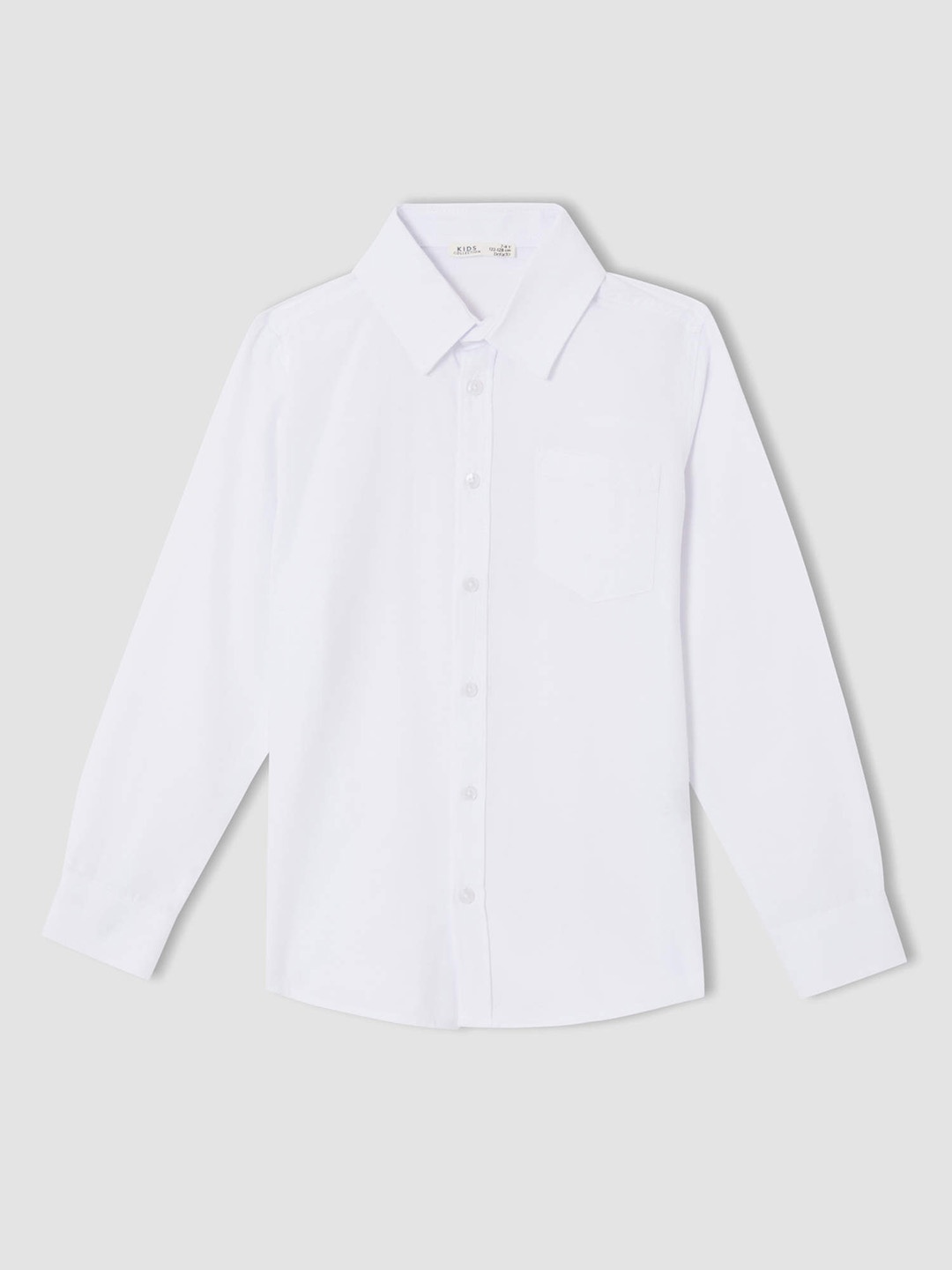

DeFacto Boys White Solid Casual Shirt