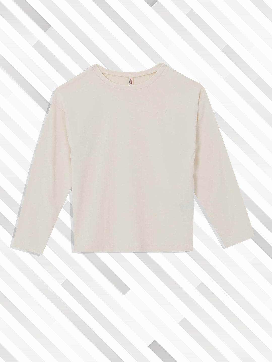 

DeFacto Girls Off White Cotton T-shirt