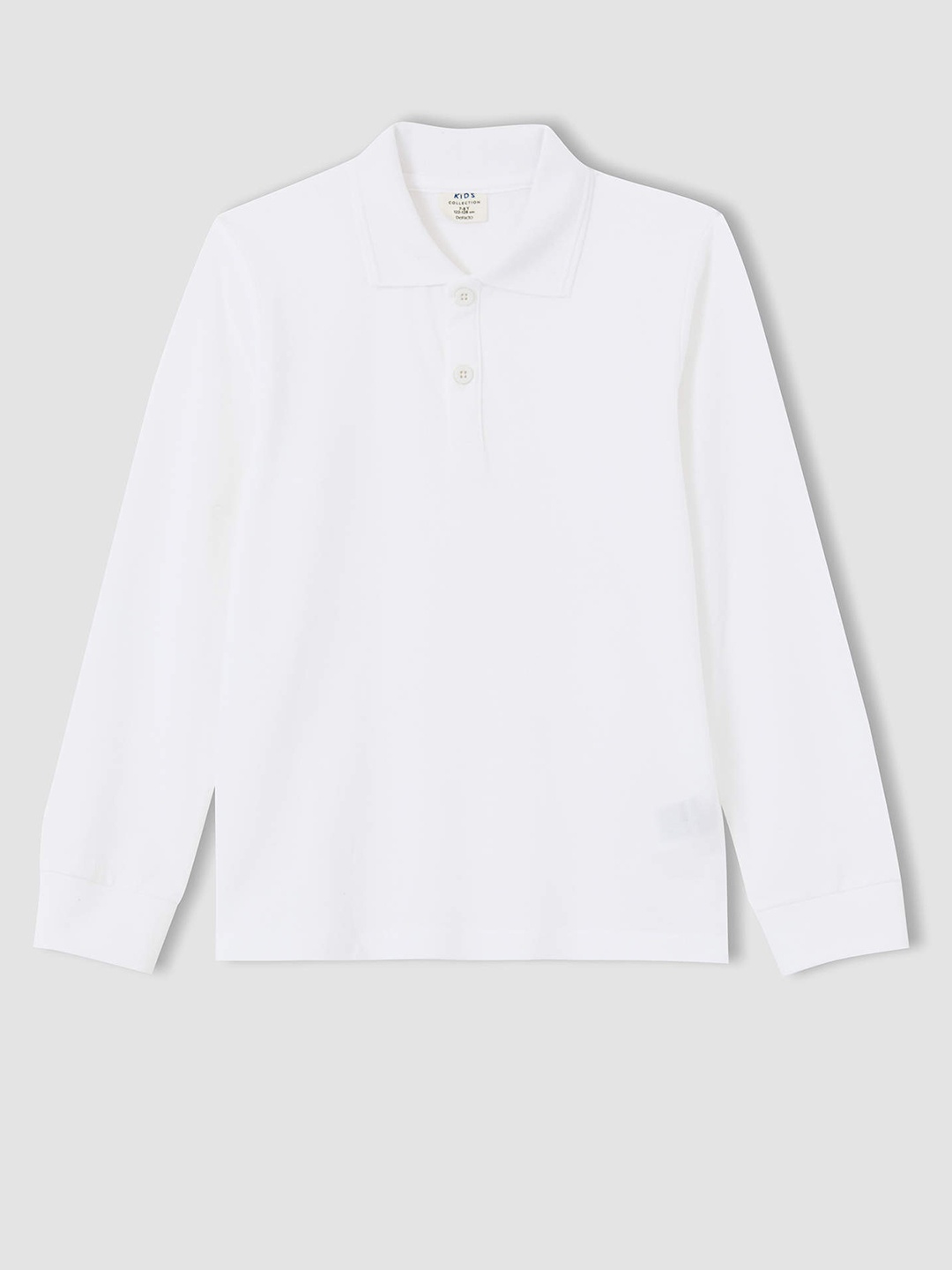 

DeFacto Boys White Pure Cotton Polo Collar T-shirt