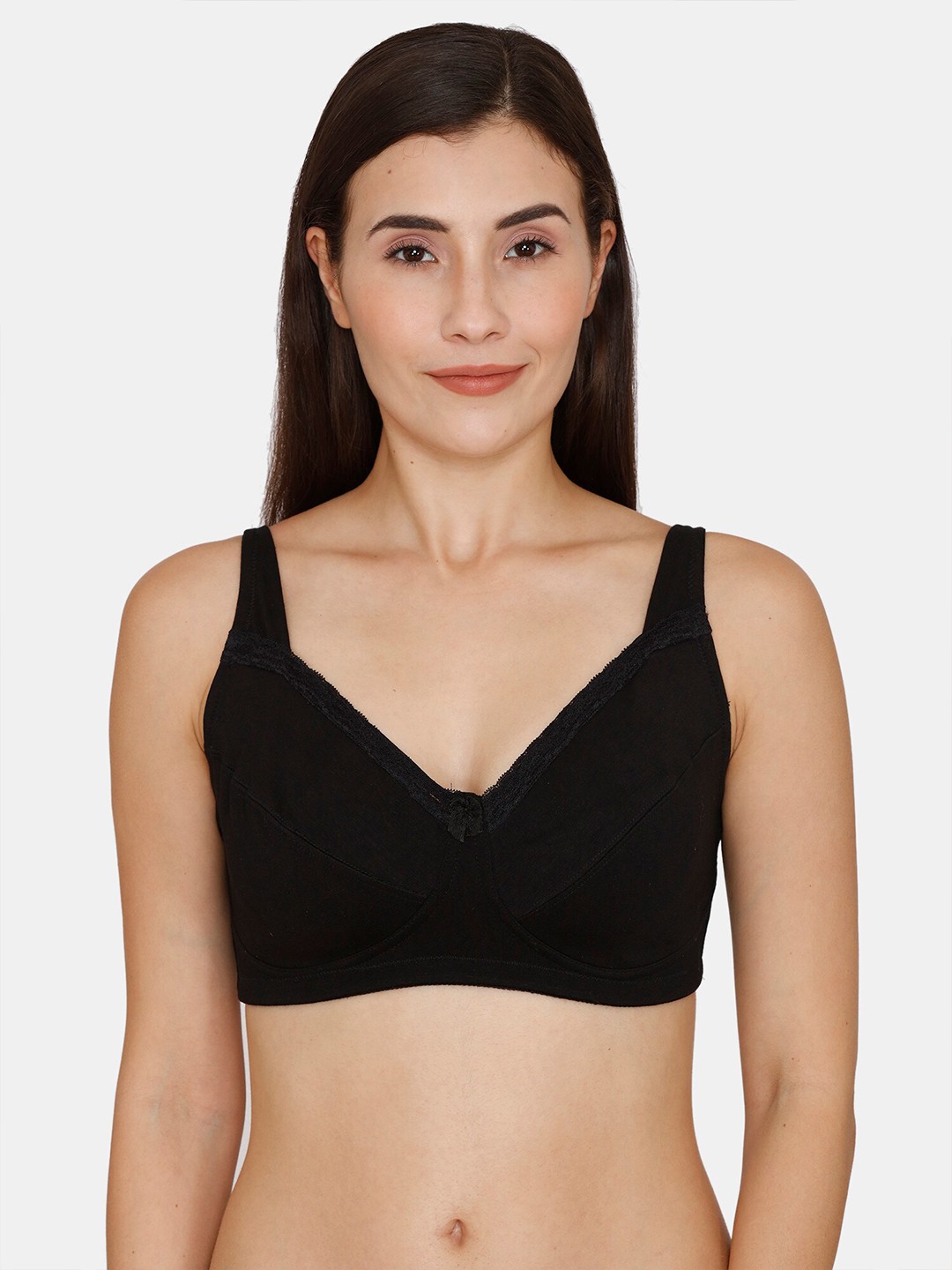 

Zivame Black Non Padded & Non Wired Everyday Bra PY0ZPCTB100BLAK