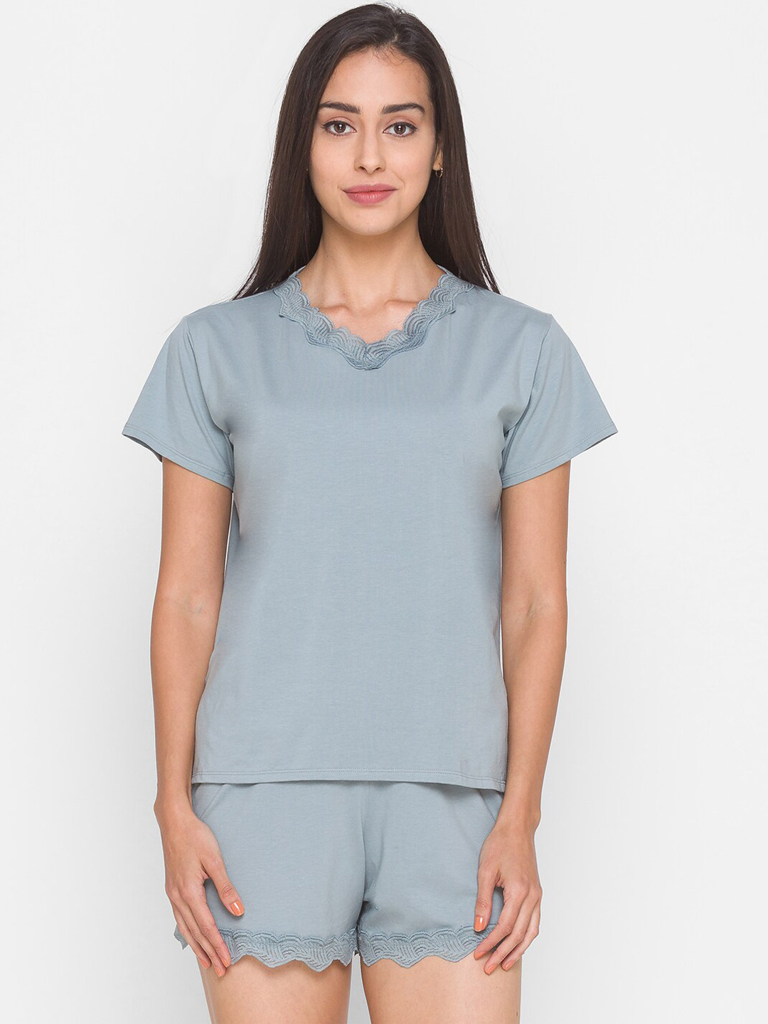 

Candyskin Women Grey Night suit