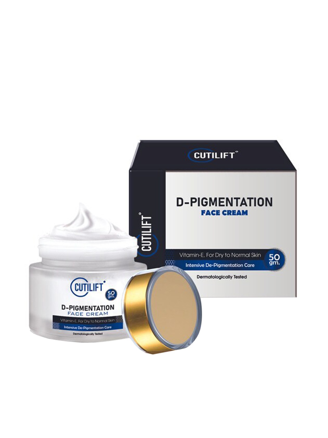 

CUTILIFT D Pigmentation Face Cream For Sensitive Skin With Vitamin E 50 gm, Assorted