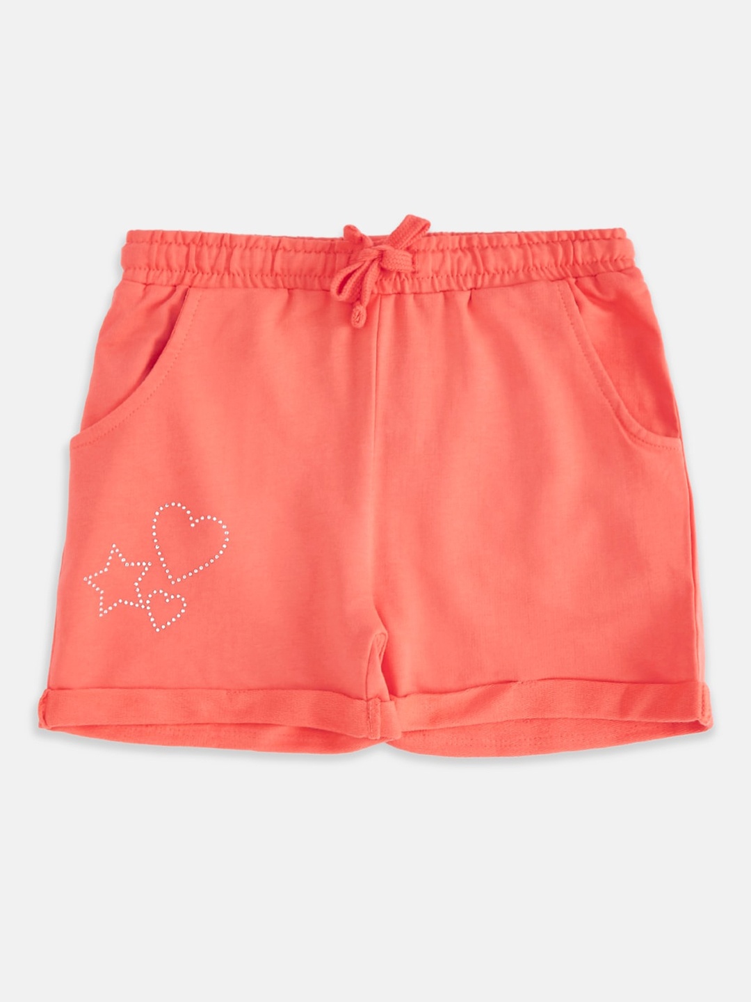 

Pantaloons Junior Girls Coral Shorts