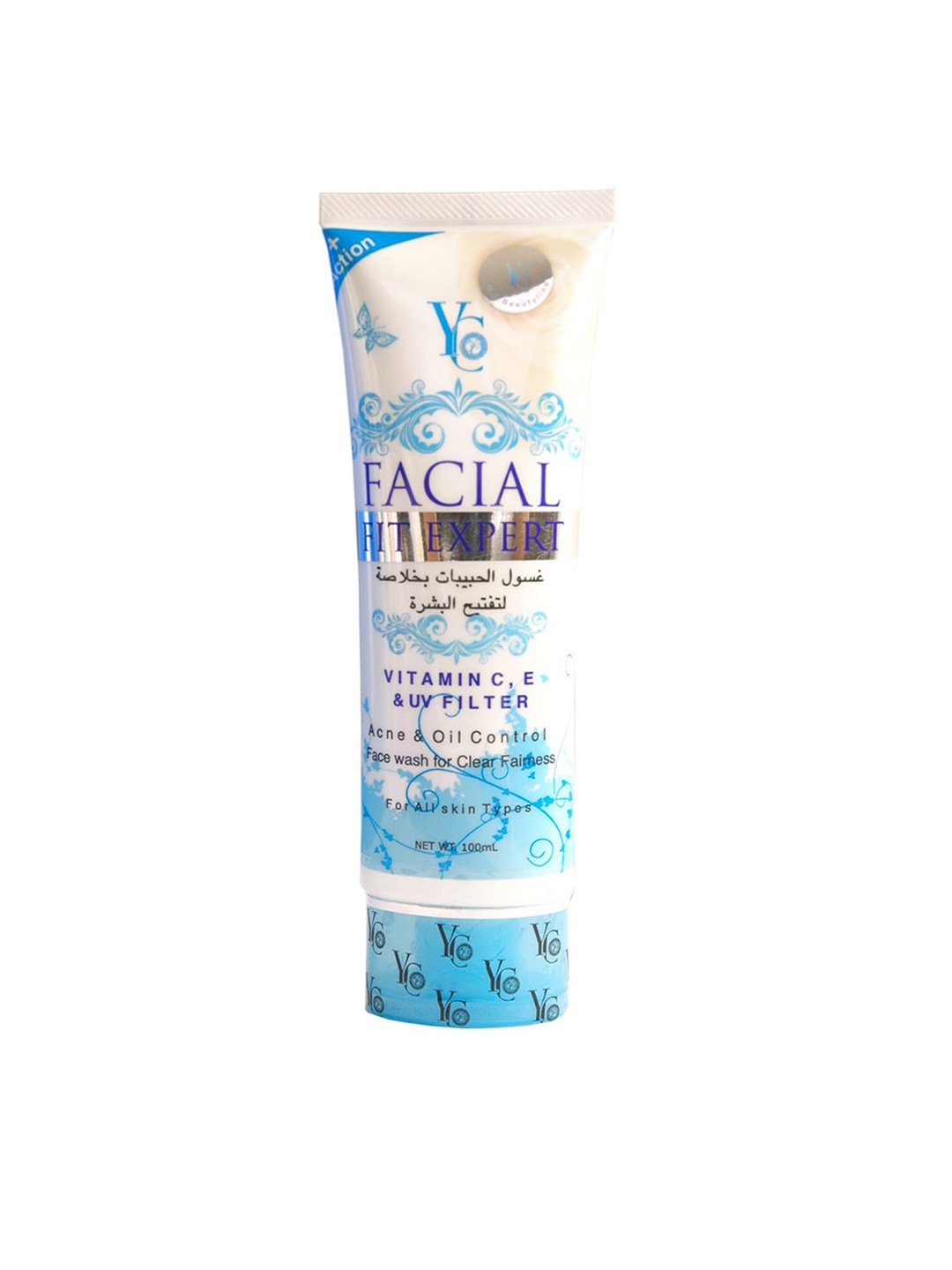 

Yc Facial Fit Expert Vitamin C & UV Filter For Acne & Oil Control Face Wash, White