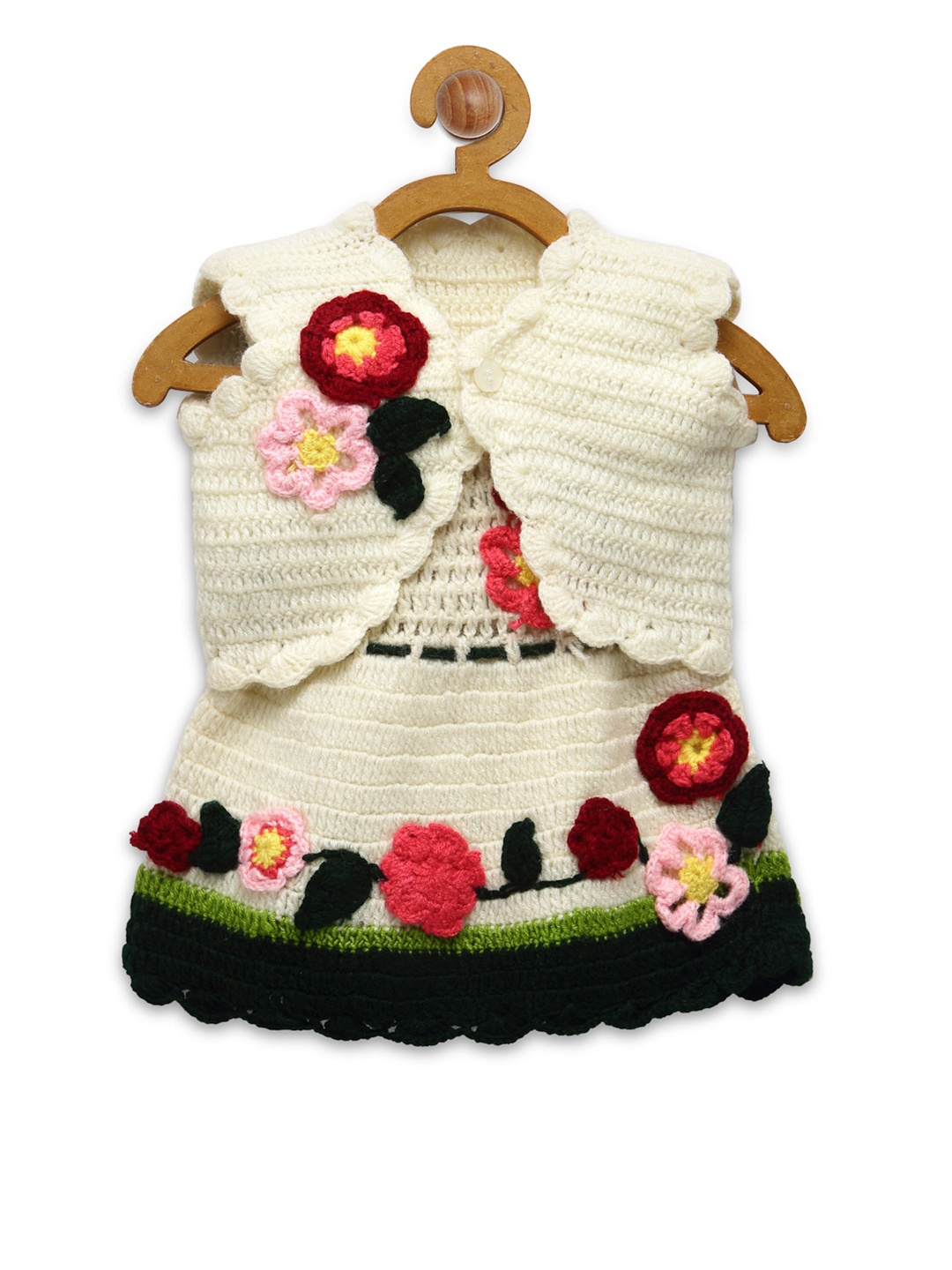 

CHUTPUT Cream-Coloured Pure Wool Sweater Dress